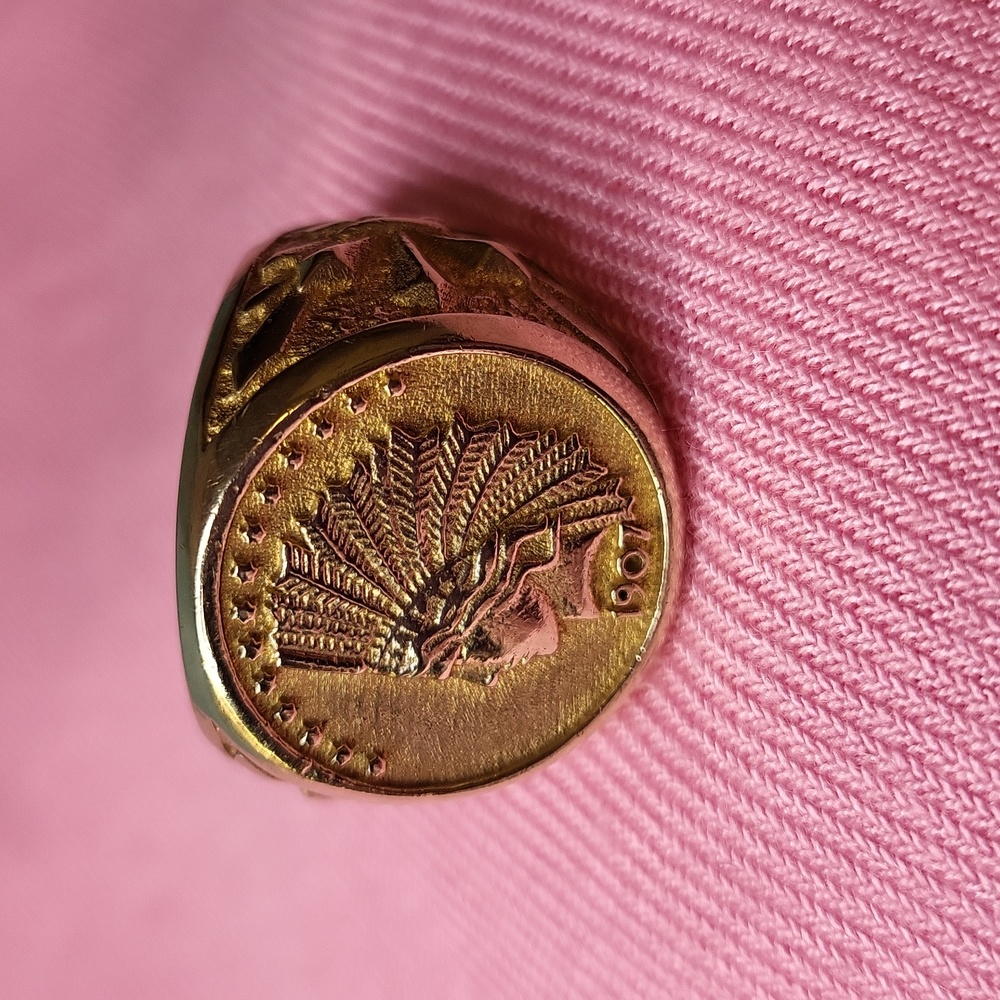 18K Yellow Gold Filled Ring